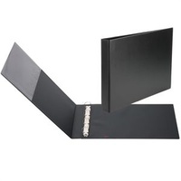 Veloflex Ringbuch Exclusiv 4131280 A3 quer 30mm schwarz,