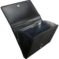 Veloflex Fächermappe 12 Fächer schwarz