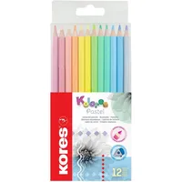 KORES Kolores Pastel: 12 Buntstifte in verschiedenen Pastellfarben