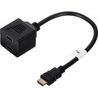 LANBERG AD-0019-BK Lanberg Adapter Splitter 20 cm