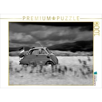Calvendo BMW Isetta 300 in schwarzweiß Foto-Puzzle Bild von