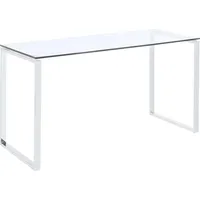 Vente-unique Vente-unique-Schreibtisch - Glas & Metall - Freya