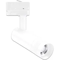 Fiai IsoLED 3-PH Schienen-Strahler 8W fokussierbar 20°-55° weiß matt