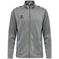 Hummel Core XK Poly Zip Sweat - Grey Melange
