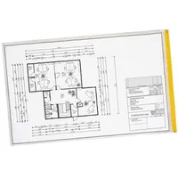 Eichner Planschutztaschen transparent/gelb, 10 St.