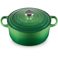 Le Creuset Signature Bräter 24 cm rund bamboo green