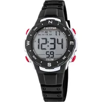Calypso K5801/6 35 mm Kunststoffgehäuse Schwarz Silikonarmband Schwarz
