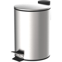 Eisl Kosmetikeimer Bad 3 Liter) mit Absenkautomatik, Chrom matt