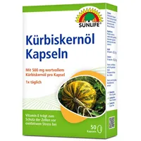 Sunlife Kürbiskernöl Kapseln 50 50 Stkück