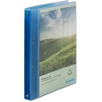 Eichner Präsentationsringbuch 4-Ringe blau-transparent 2,5 cm DIN A4