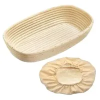 Westmark Gärkörbchen oval, Bezug Peddigrohr/Baumwolle, Hellbeige/Beige, 3234227B