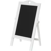 Mendler Werbetafel HWC-E51, Aufsteller Kreidetafel Kundenstopper Dekotafel, 66x39x33cm ~