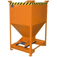 Bauer Südlohn Silobehälter SG-D 600, lackiert, Gelborange