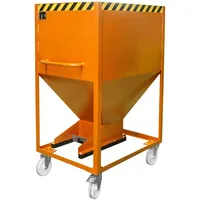 Bauer Südlohn Silobehälter SR-D 600, lackiert, Gelborange