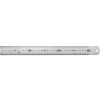 Bmi Stahlmaßstab, rostfrei, Länge: 300 mm