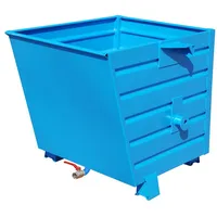 Bauer Südlohn Späne-Stapelkipper BSL 55, lackiert, Lichtblau