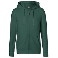 Kübler Shirts Kapuzen-Sweatjacke moosgrün XL