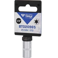BRILLIANT TOOLS 1/4 Zoll Torx-E-Stecknuss, E10