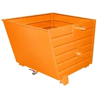 Bauer Südlohn Späne-Stapelkipper BSS 90, lackiert, Gelborange