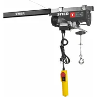 Stier Elektrischer Seilzug, 500 kg Tragkraft, 1000 W Leistung
