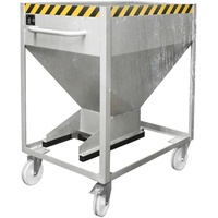 Bauer Südlohn Silobehälter SR-D 375, feuerverzinkt