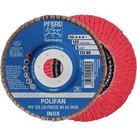 Pferd tools PFERD POLIFAN-Fächerscheiben PFF 125 CO-FREEZE 80 SG