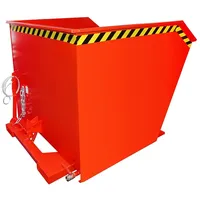 Bauer Südlohn Spänebehälter SGU 200, lackiert, Feuerrot