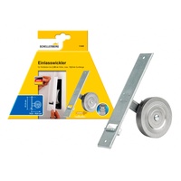 Schellenberg Einlaßwickler Maxi Lochabstand 21,5 cm silber