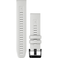 Garmin Quickfit-armbänder, Silikon carreraweiss/schwarz 22 mm