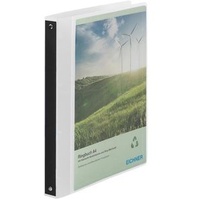 Eichner Präsentationsringbuch 4-Ringe grau-transparent 2,5 cm DIN A4