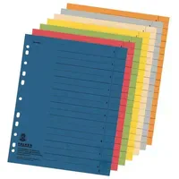 Falken Trennblätter DIN A4 1-0 gelb, 230 g/qm, 100