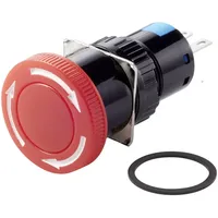 TRU Components TC-LAS1-AY-11TS Not-Aus-Schalter 250 V/AC 3 A 1