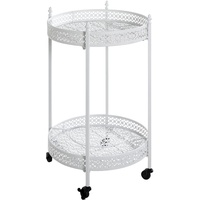 Haku-Möbel HAKU Möbel Servierwagen weiß 45,0 x 45,0 x