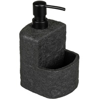 Wenko Spülmittelspender Festival Stone Schwarz Küchenzubehör