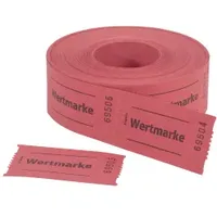Sigel Gutscheinmarken-Rollen rot,
