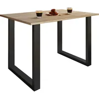 VCM Xona 110 x 76 x 76 cm sonoma-eiche/schwarz