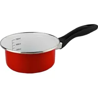 Schäfer Ø 16 cm Stieltopf Stiel-Kochtopf Metallic-Rot