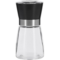 Westmark Gewürzmühle, Mit Keramikmahlwerk, Stufenlose Regulierung, Glas/Kunststoff, Schwarz/Silber/Transparent, 63542260,