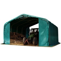 TOOLPORT Weideunterstand 6x6 m PVC Plane 850N wetterfester Unterstand