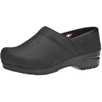 Sanita Original-Prof. Textured Oil Clog Black Gr.36 | Schwarz