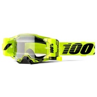 100% Armega Forecast Brille - Neon-Gelb/Schwarz Klar