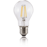Xavax LED-Filament, E27 470lm ersetzt 40W, Glühlampe, Warmweiß Klar