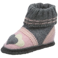 Beck Mädchen Little Hearts Hausschuh, Pink, 34 EU