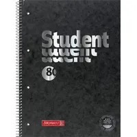 Brunnen Collegeblock Premium Student FACT!plus A4, Lineatur 28, 80