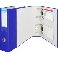 Donau Elektronik Doppelordner DIN A5 75 mm Blau 1