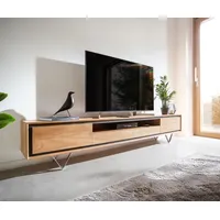 DeLife Lowboard Stonegrace 240 cm Akazie Natur 2 Türen