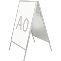 Maul Kundenstopper public silber DIN A0