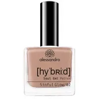 Alessandro Hybrid Nagellack 8 ml Sinful Glow