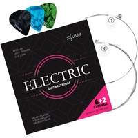 Shaman Electric Saiten für E-Gitarre inkl. 2 Ersatzsaiten und