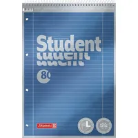 Brunnen Collegeblock Premium Student Spirale oben | A4, Lineatur